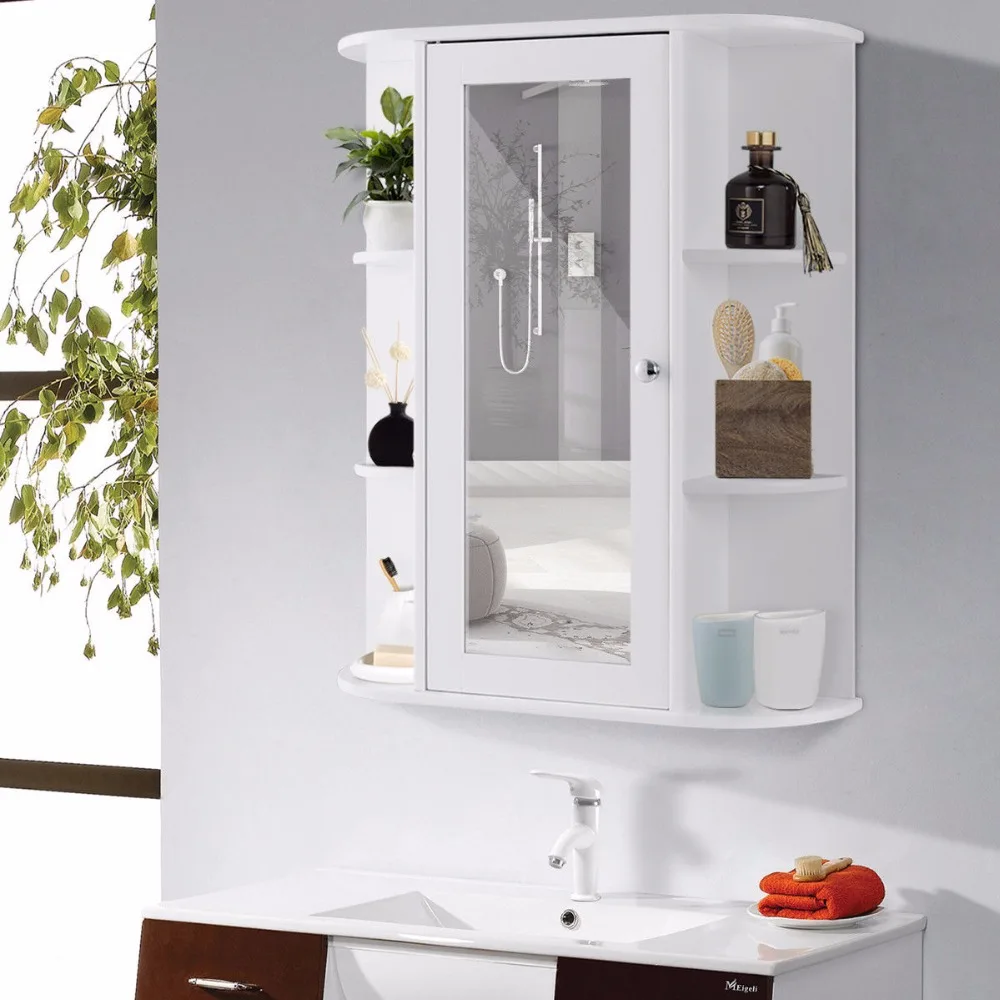 Wall-Mounted Bathroom Cabinet with Mirror 2