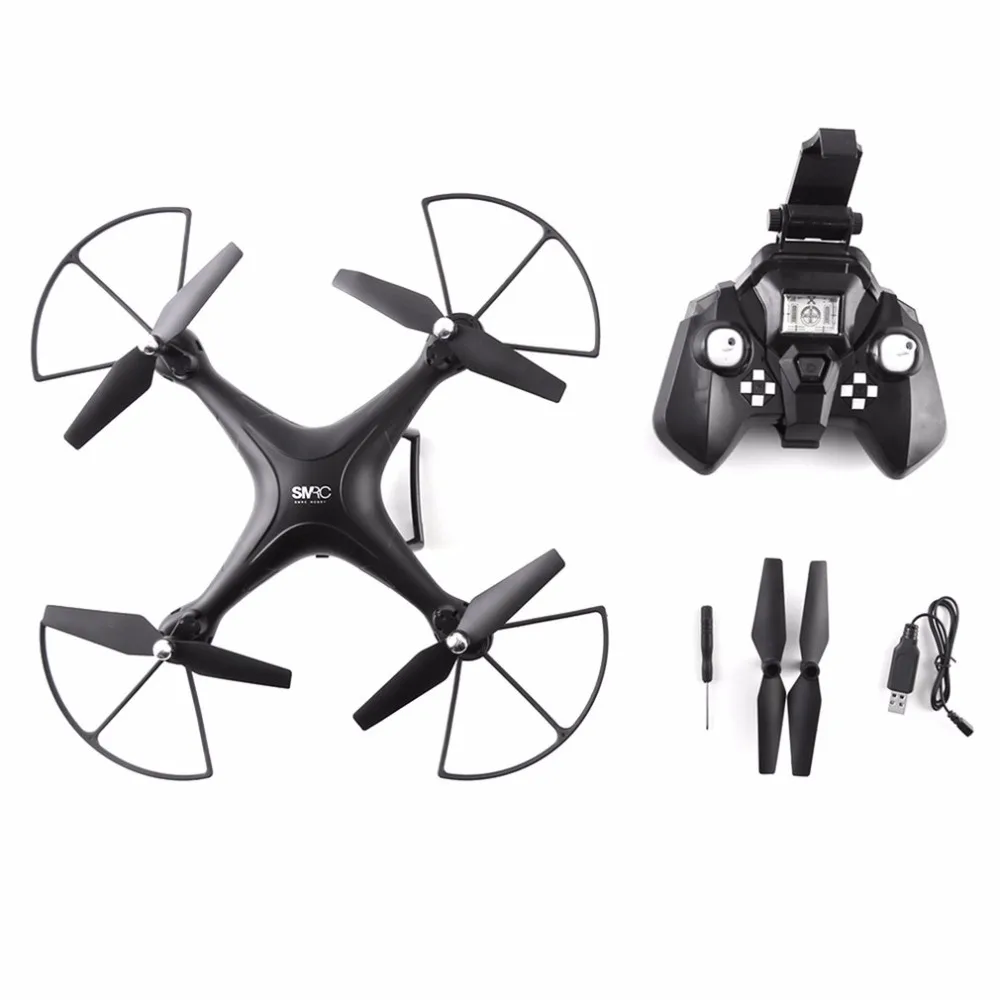 Игрушка Радиоуправляемый Дрон FPV VR Wi Fi 2 4 ГГц 6 оси гироскопа светодиодные фонари