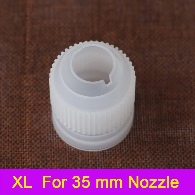 XL (For 35mm Nozzle) Насадка для обледенения Соединительный адаптер Соединительный прибор для кондитерского крема украшения конвертер инструменты удобный инструмент для выпечки для украшения торта - Цвет: XL (For 35mm Nozzle)