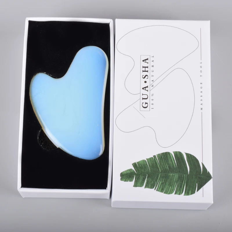 Массаж Gua Sha Инструмент Уход за лицом натуральный камень Китай традиционный спа иглоукалывание выскабливание Исцеление здоровье красота тело
