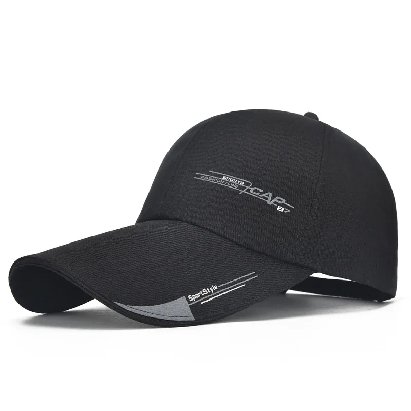New Letter Running Caps Unisex Adjustable Straps Hats Sunshade Cotton Cap Snapback Hat Four Seasons Available Lengthen 11cm | Спорт и