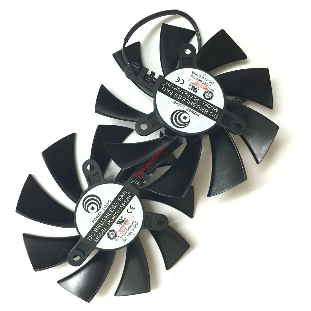 2 шт./лот Графика карта вентилятор VGA Охладитель Вентиляторы EVGA gtx770 GTX 760 770 780