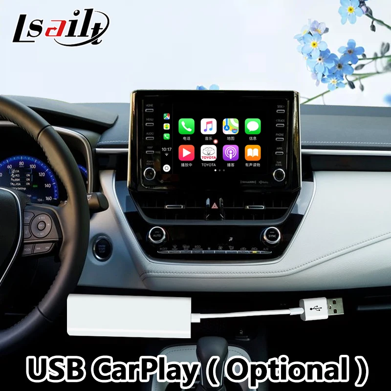 Lsailt автомобильный Android видео интерфейс gps навигационная коробка для Corolla Toyota- год Поддержка беспроводной carplay