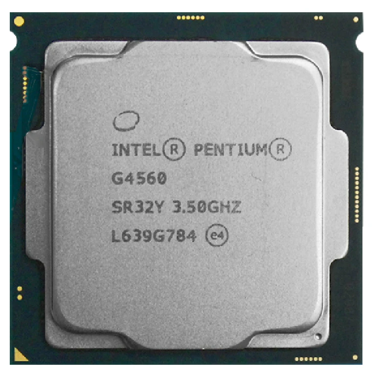 Процессор Intel Pentium G4560 g4560 LGA 1151 land FC 14 нанометров двухъядерный настольный