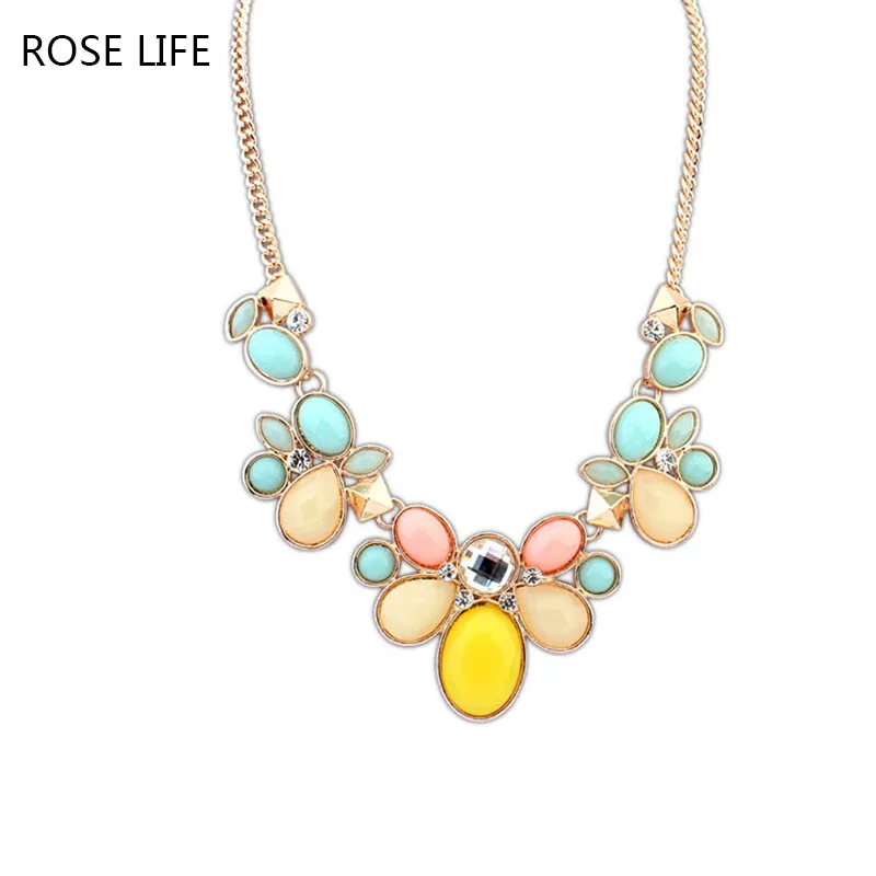 Женское простое ожерелье ROSE LIFE ювелирное изделие в европейском и американском