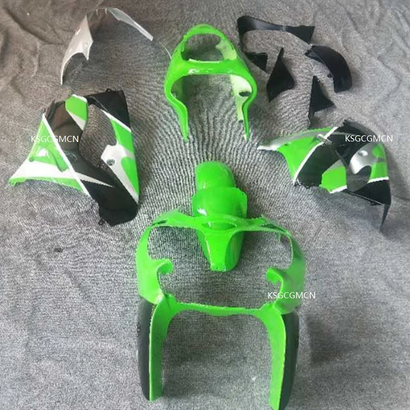 Корпус мотоцикла для KAWASAKI NINJA ZX9 R ZX900 ZX 9R 00 01 900 9 зеленый черный ZX9R 2000 2001