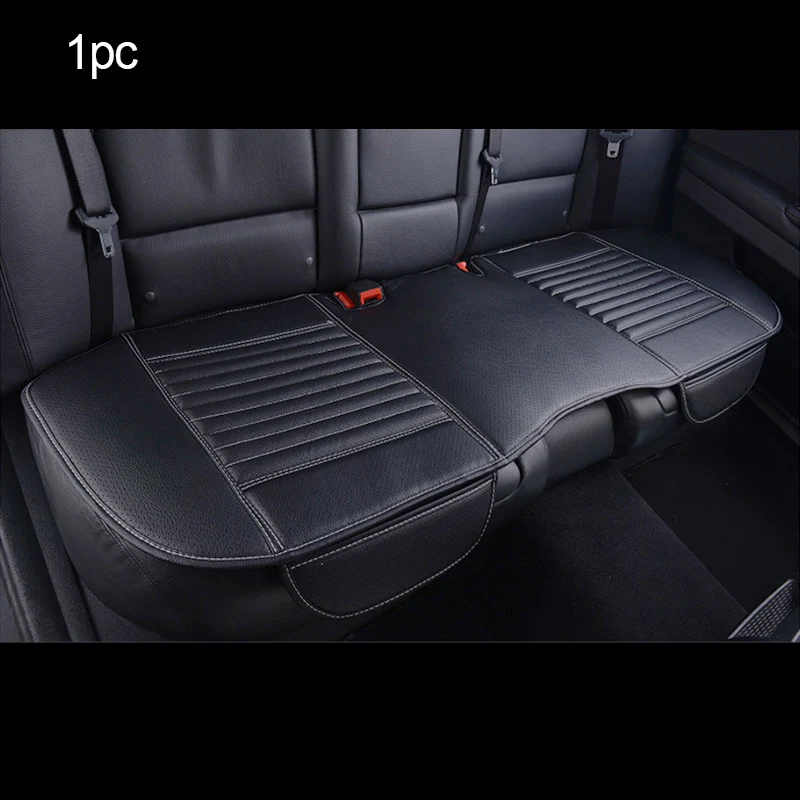 Rear White line 1pc Чехлы для автомобильных сидений, кожаный чехол для сиденья, подушка, универсальный протектор для автомобильных сидений, наборы подушек, стул для интерьера, коврики, аксессуары - Название цвета: Rear White line 1pc