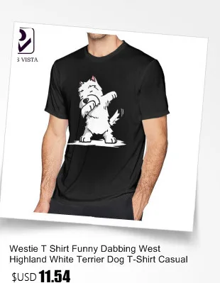 Westie, футболка, смешная, дабинг, Уэст Хайленд, белый терьер, собака, футболка, мужская, короткий рукав, футболка, Пляжная, забавная, плюс размер, футболка