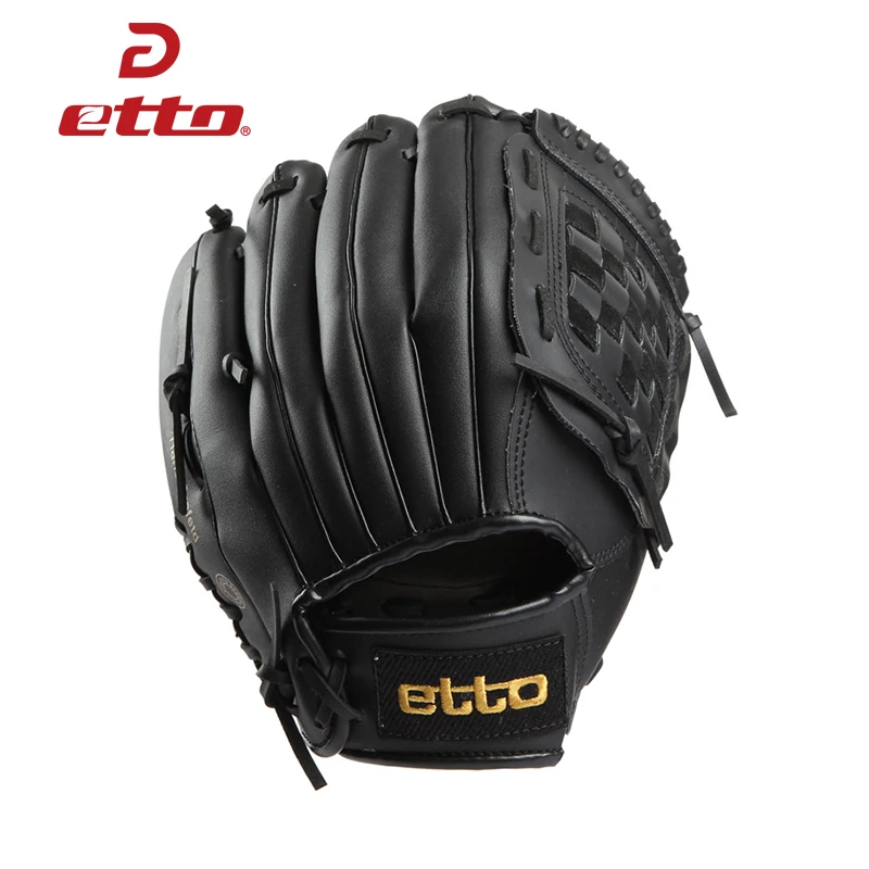 

Etto High Quality Pu Leather Baseball Glove Left Hand 11.5/12.5 Inch Baseball Softball Training Gloves Guantes Beisbol HOB008Z