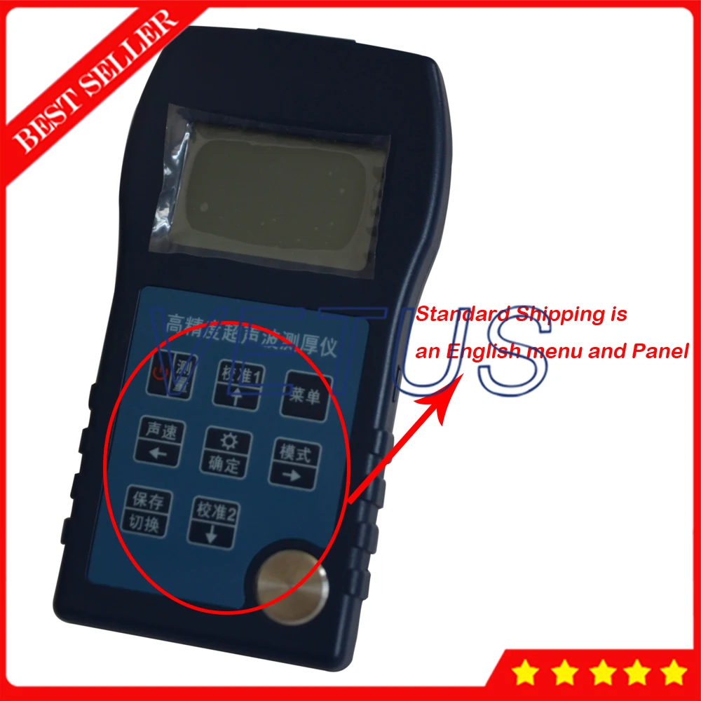 Ультразвуковой толщиномер ZD740 с 509 до 18699 м/с диапазон скорости материала для