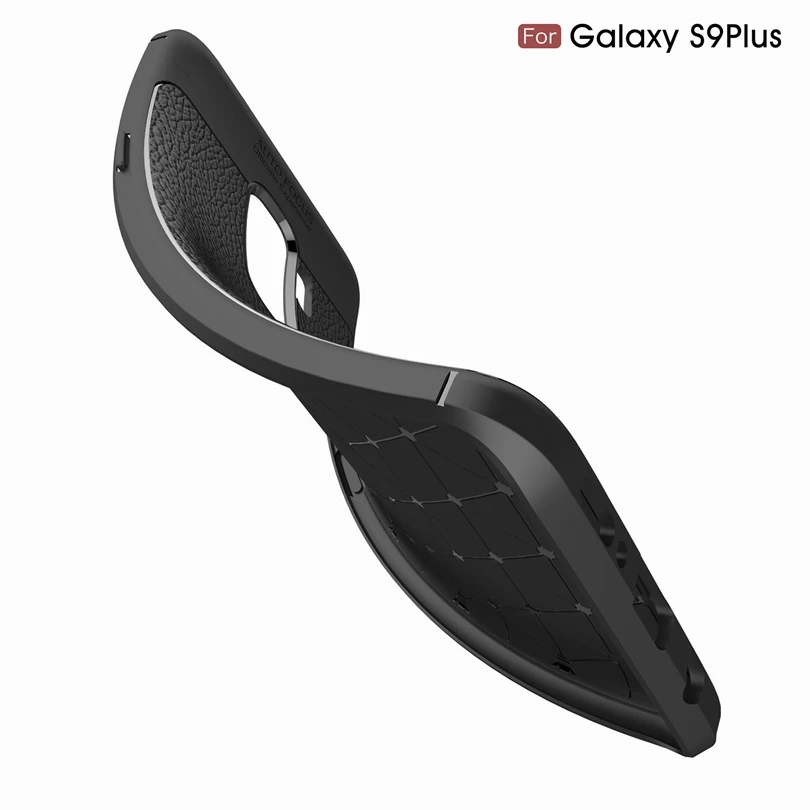 Роскошный мягкий силиконовый чехол с зернистой фактурой для Samsung Galaxy S9 Plus / S9Plus 6 1