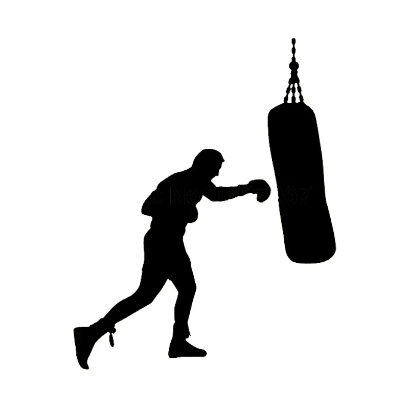 HotMeiNi Car Sticker Decoration Windshield Bumper Decal smooth surface Dub Euro Kayak Boxing Bag Boxer Gloves 12*15.5cm |