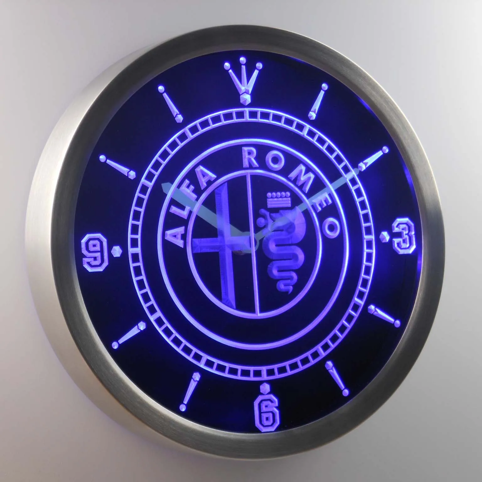 Nc0172 Alfa Romeo неоновые световые знаки Светодиодные настенные часы|wall clock|led wall clockclock