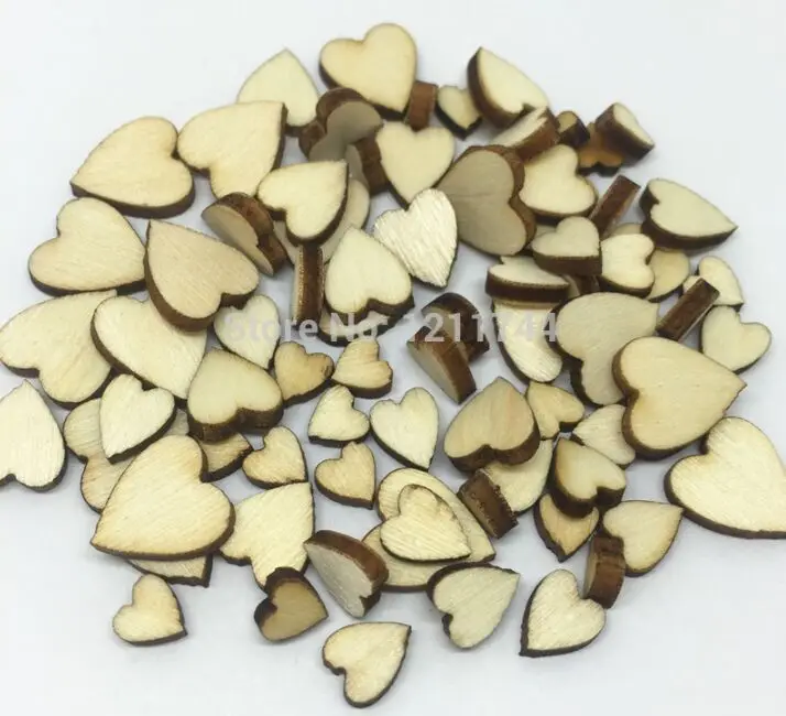 10000 шт. деревянные мини украшения в виде сердца|confetti|confetti weddingconfetti heart |