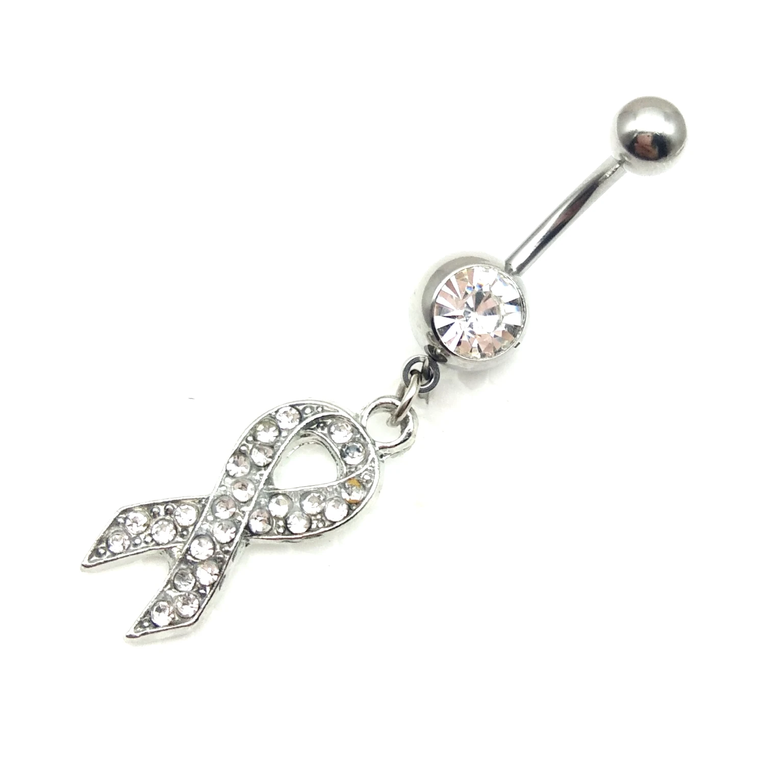 Модная модель в стиле любящее лента пупка Бар Кольца пирсинг модные украшения 14G