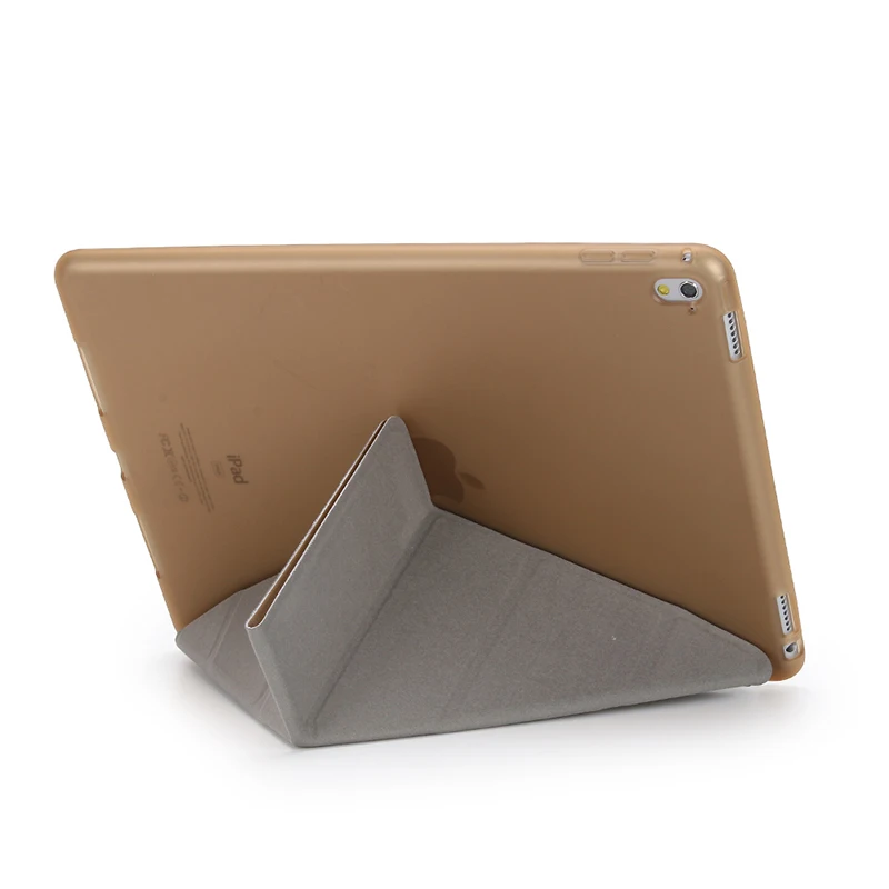 Чехол для планшета iPad Pro 9 7 дюйма из мягкого ТПУ с откидной крышкой и подставкой