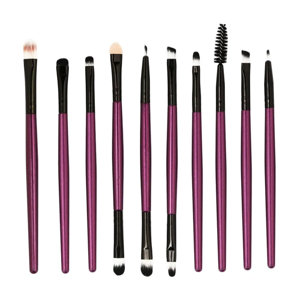 Новые maquillaje Профессиональные кисти для макияжа 10 шт. кисть пудры Кисть | Красота и