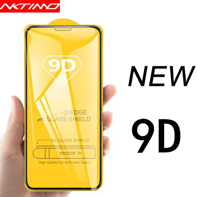 Защитная пленка из закаленного стекла 9D с полным клеем для iPhone 11 Pro Xs Max Xr X 8 7 6 6S Plus