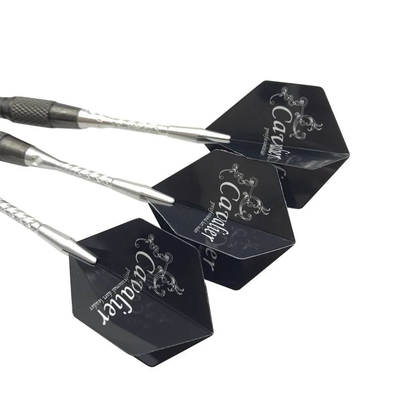 

Easytoday 3Pcs/set Professional Darts Steel Tip Hard Type Darts Set Tungsten Barrel Aluminum Silver White Shafts Darts Flights