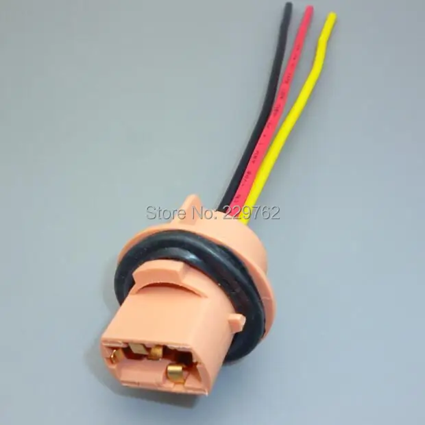 Shhworldsea 12 см 20AG Вт медный кабель 10 шт./лот T20 АВТО патрон для лампы АВТОМОБИЛЬНЫЙ