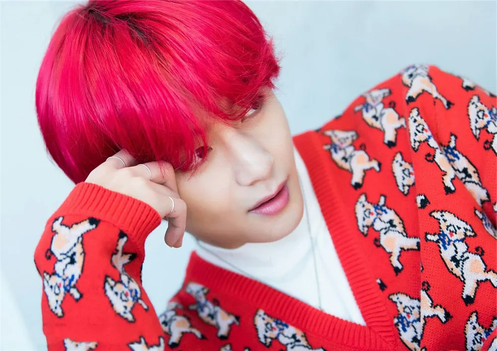 Kpop плакаты наклейки на стену koren популярная группа глянцевая бумага принты украшение дома яркий цвет