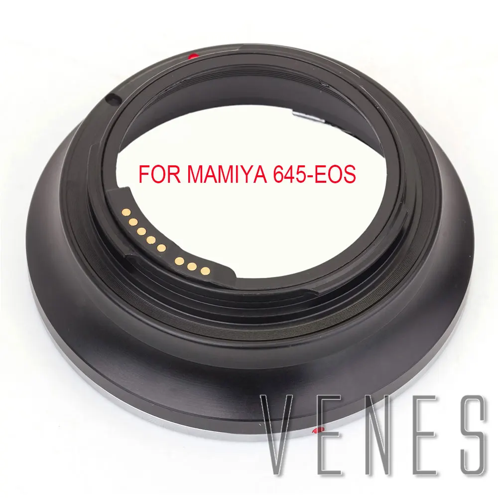 Адаптер для объектива Venes подходит Mamiya 645 к камере Canon EOS адаптер с подтверждением