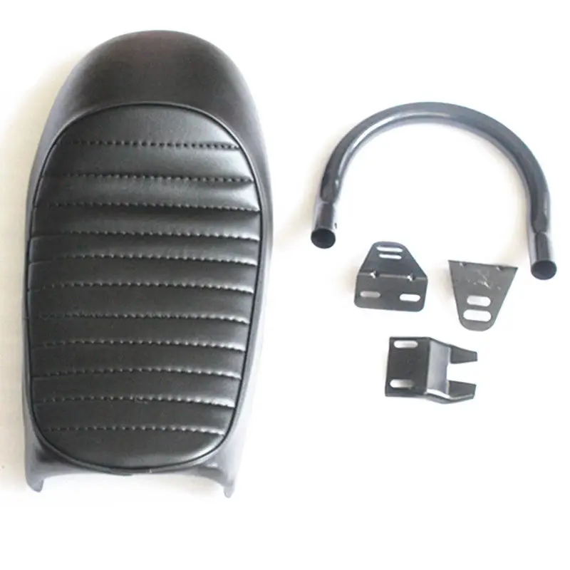 Винтажная подушка на сиденье для мотоцикла черная сиденья с амортизатором 230