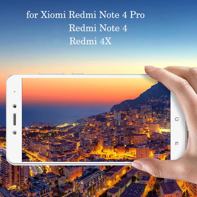 10p xiaomi redmi 4x Стекло note Закаленное Защитное стекло для экрана полное покрытие 4 Android