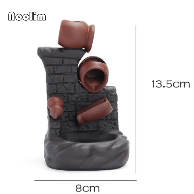 Курильница для благовоний Многофункциональная подставка с фиолетовой глиной