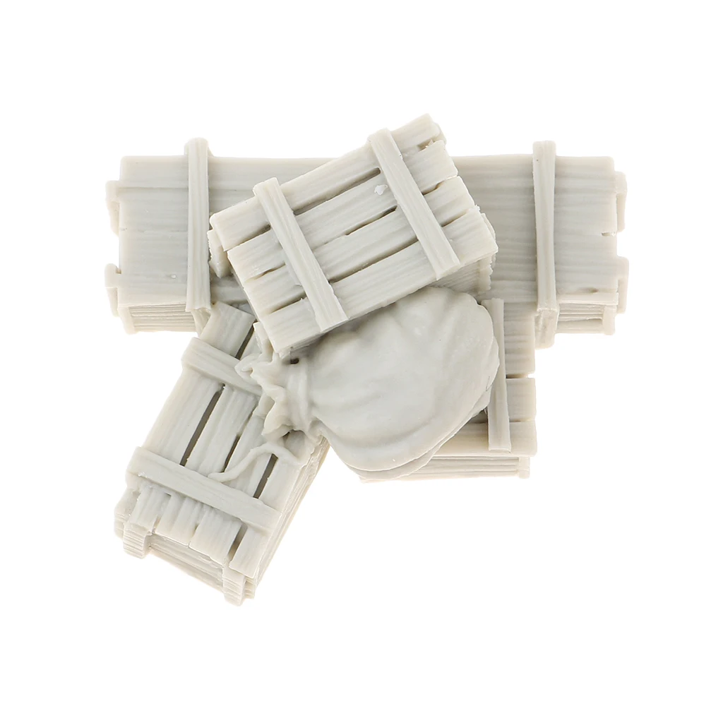 1/35 Смола солдата современное оборудование набор полимерных коробок и сумок