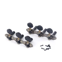 musiclily pro 3x3 baker style classical guitar tuners tuning keys machine heads set antique brass