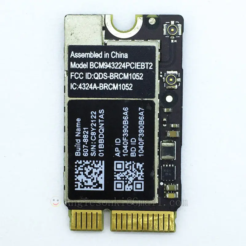 Wi-Fi Bluetooth-карта BCM943224PCIEBT2 для 13 &quotA1369 2010 2011 11&quot A1370 A1465 2012 | Компьютеры и офис