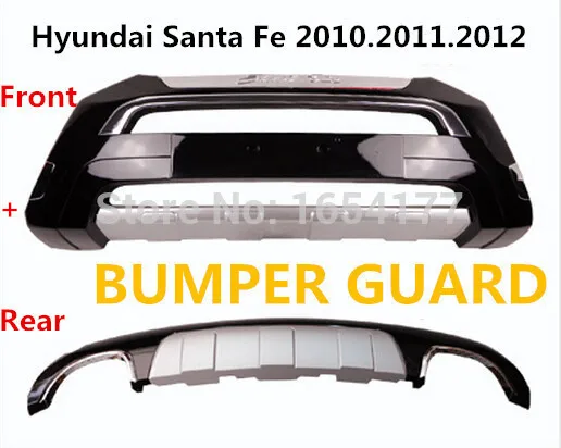 

FOR Hyundai Santa Fe 2010.2011.2012 BUMPER GUARD Front+Rear Auto BUMPER Plate