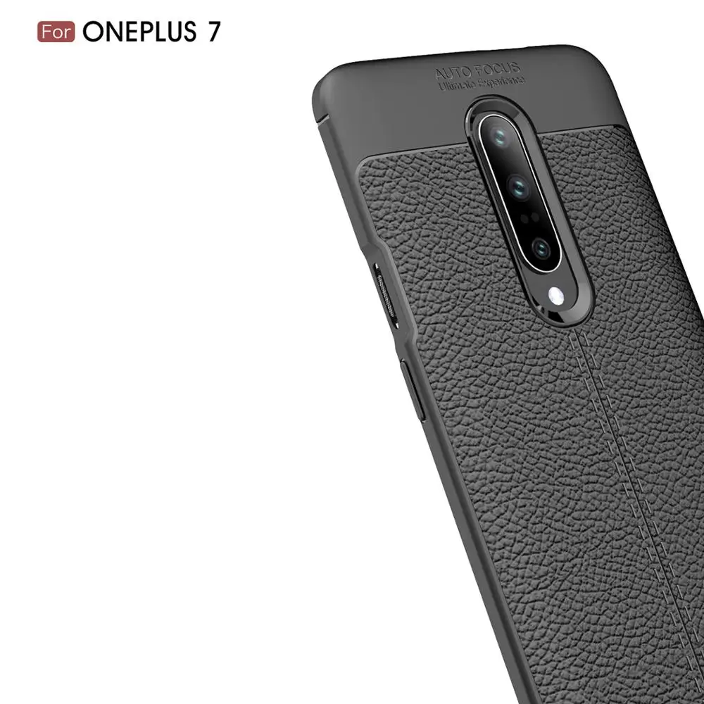 Чехол OnePlus 7 pro мягкий силиконовый чехол из ТПУ углеродного волокна для 6T телефона
