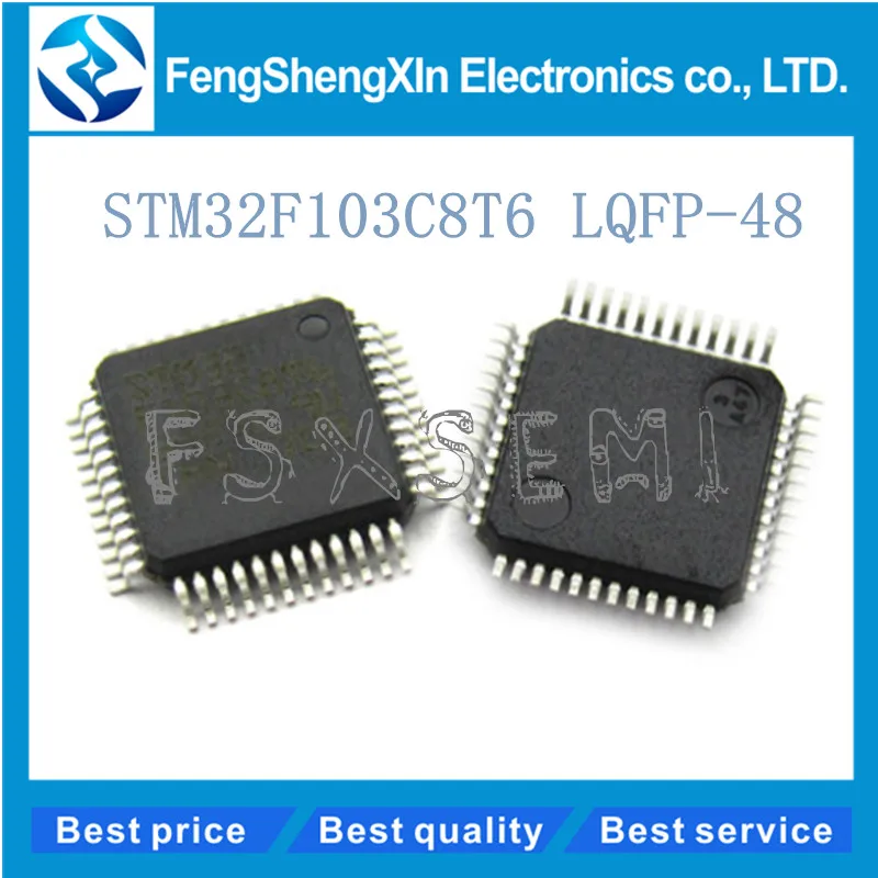 1 шт. STM32F103C8T6 STM32F103C6T6A STM32F103RDT6 STM32F103RET6 STM32F103RFT6 STM32F103T8U6 STM32F103R8T6 STM32F103RBT6 | Электронные