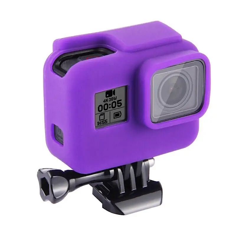 Новый мягкий силиконовый чехол для Go Pro защитный GoPro Hero 5 6 7 Черная Спортивная