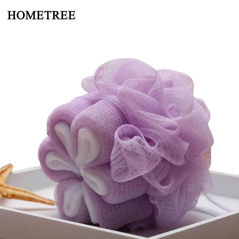

HOMETREE Flower Bath Ball Adult Children Clean Body Skin Bath Bath Towel Soap Milk Foaming Toiletries Bathroom Accessories H09
