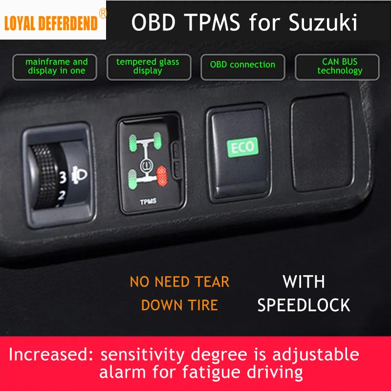 Vitara S-cross Alivio S-cross OBD TPMS система контроля давления в шинах в режиме реального времени Интеллектуальный Автоматический дверной замок speedlock