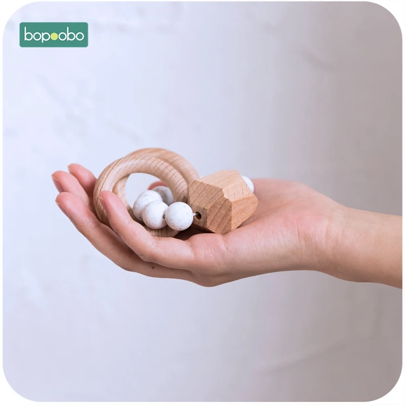 Bopoobo 1 шт. силиконовый без бисфенола А прорезыватель зуб бусина детский