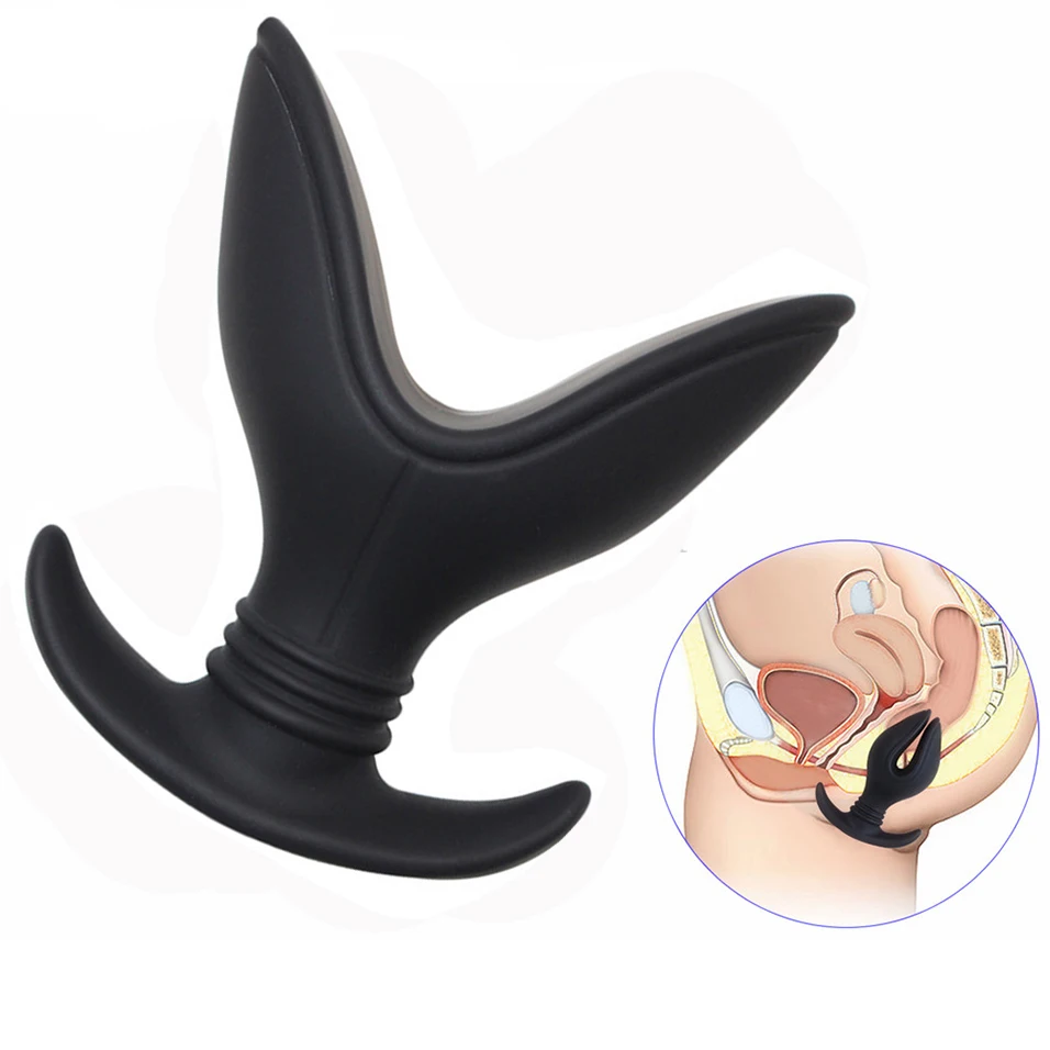 camaTech Soft Silicone V Port Anal Dilators Opening Butt Plug Speculum Prostate Massage Anus Expander Stimulator SM Erotic Toys | Красота и