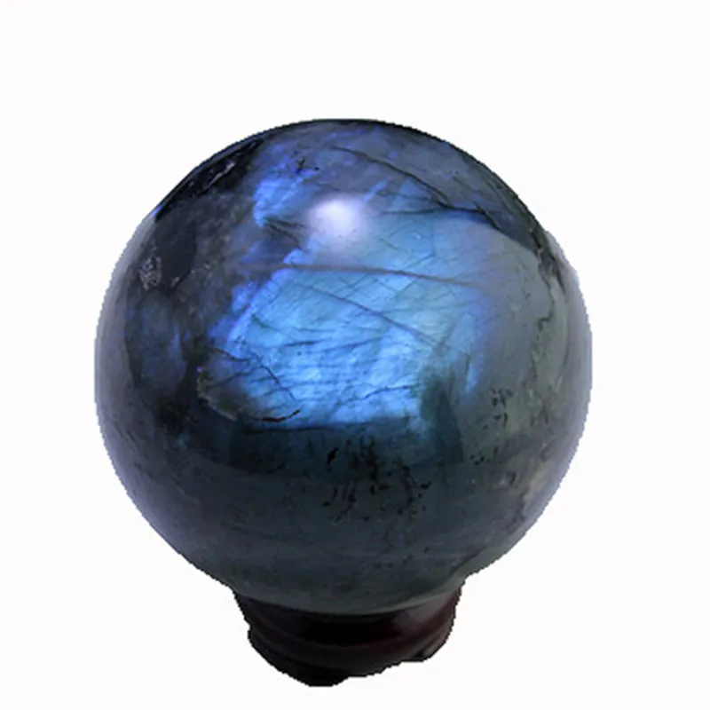 Сферический шар из 500 натурального Лабрадорита, Мадагаскарский