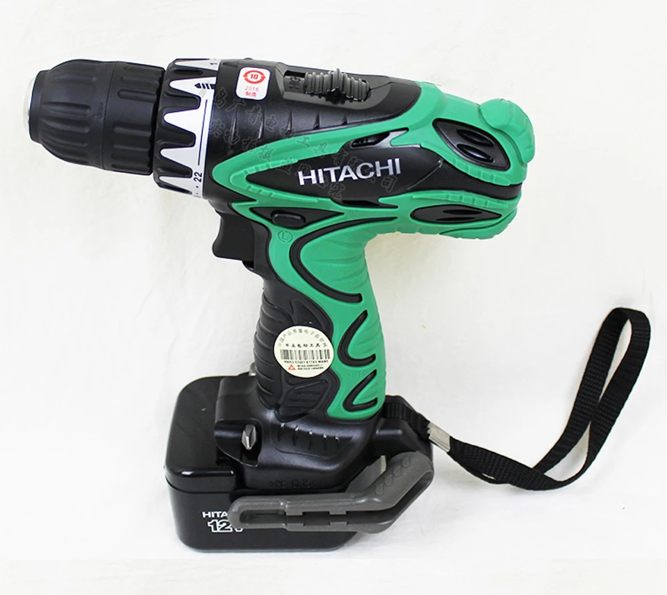 Япония Hitachi DS12DVF3 зарядная дрель многофункциональная электрическая отвертка перезаряжаемая отвертка Двойная Батарея 26N. m