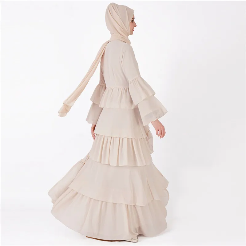 Abaya Kaftan повседневное удобное шифоновое турецкое abaya bu tang Banjul melayu кимоно стиль Макси платье Абая Быстрая