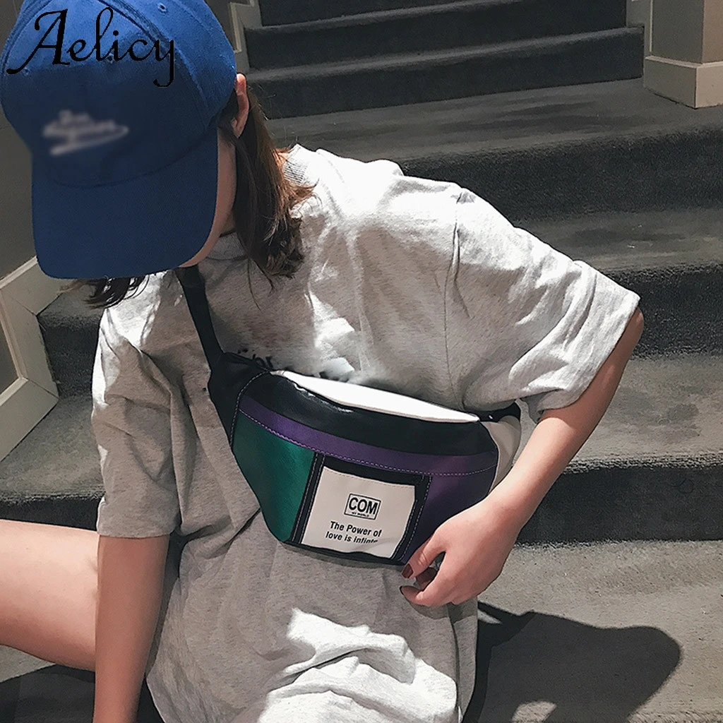 Aelicy/Модная женская цветная сумка с карманами в стиле ретро на плечо
