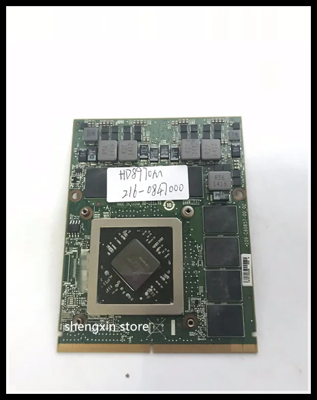 Для ноутбука dell HD8970M HD 8970M HD8970 216-2847000 4GB видео Графическая Vga карта тест
