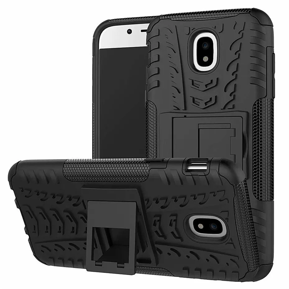 Thouprt Shockproof Case For Samsung Galaxy J3 J5 J7 2017 Stand Hard Cover Cases 2018 Pro J730 J530 J330 | Мобильные телефоны и