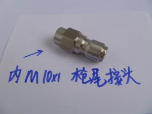 Заглушка для водяного пистолета высокого давления 38 M10 * 1, резьба, быстрый соединитель, ремонт утечки воды, наконечник из нержавеющей стали