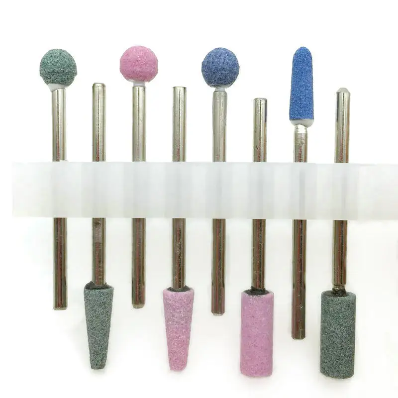 Mix type 9-8pcs 4 шт./компл. керамический камень ногтей сверло Фрезерный резак чистый Маникюр для электрического ногтей дрель инструмент салонные аксессуары - Цвет: Mix type 9-8pcs