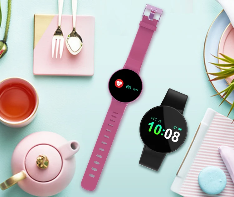 Модные Простые Для женщин часы Smart Спорт цифровые мужчин Фитнес крови Давление