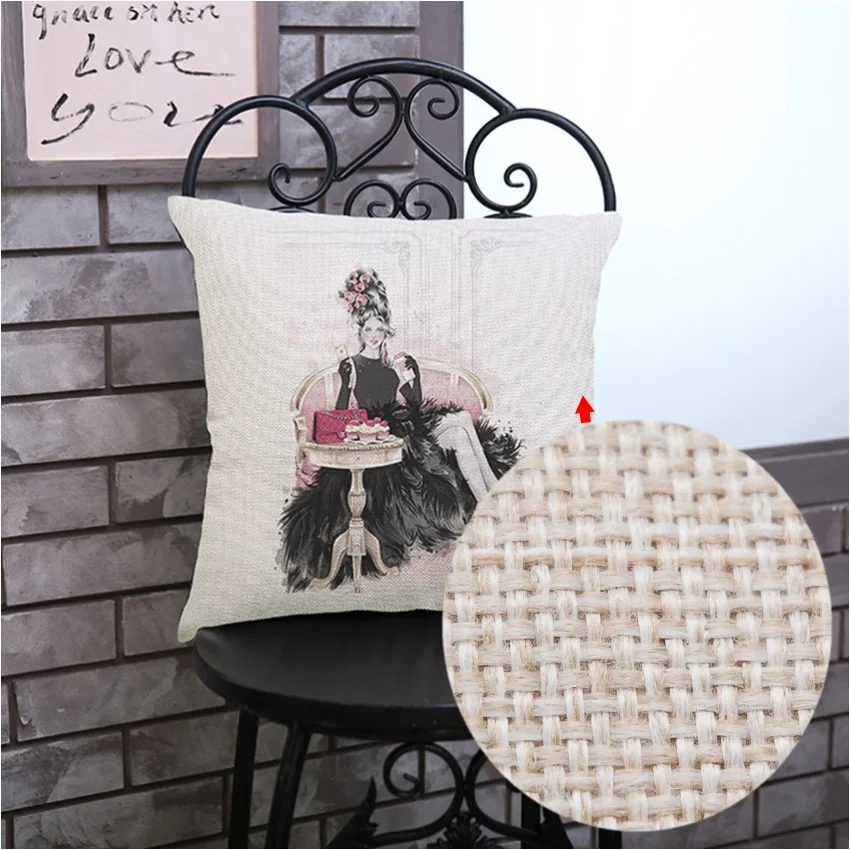 Современная модная декоративная подушка для макияжа девушек и с принтом